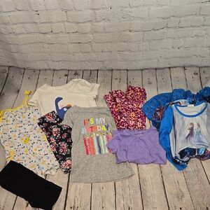 Cat & Jack Blue and Purple Short Sleeve Tee